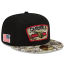 Arizona Cardinals NFL Cap Adult New Era Black Fitted Hat