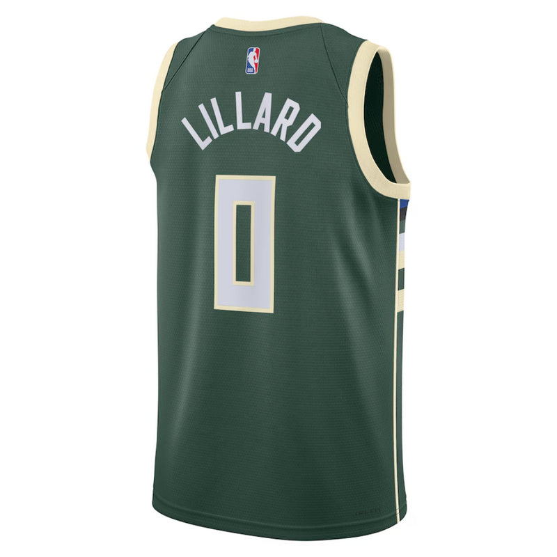 Milwaukee Bucks NBA Jersey Kid's Nike Icon Top - Lillard 0