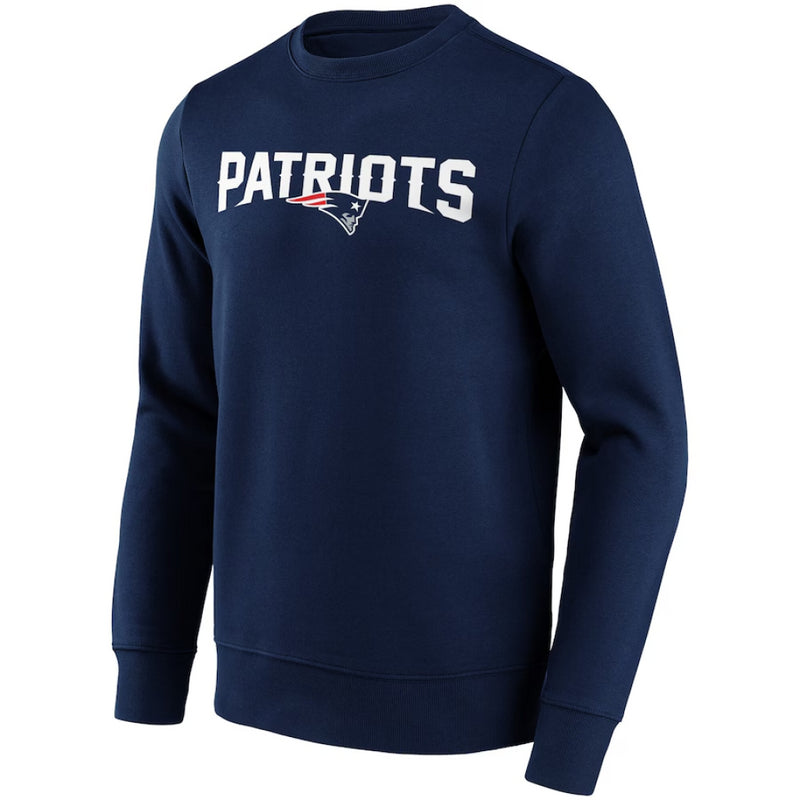 New England Patriots Sweatshirt Men's NFL Primary Wordmark Top