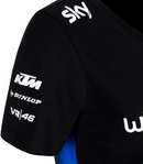 VR46 Team Sky Women's T-Shirt MotoGP Black T-Shirt