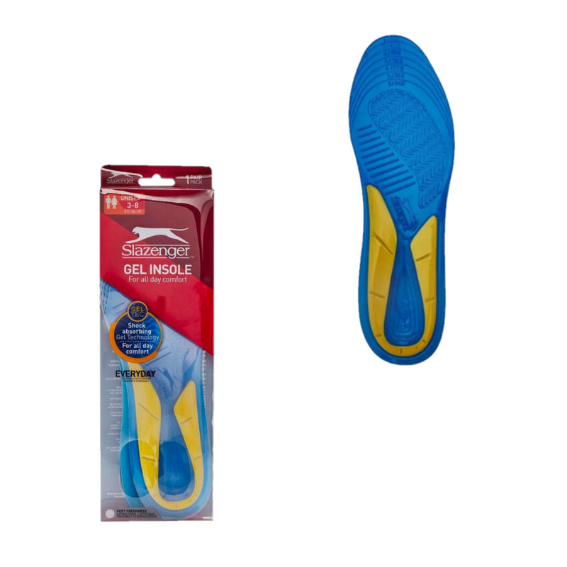 Slazenger Sport Insoles Adults Shock Absorbing Gel Insoles