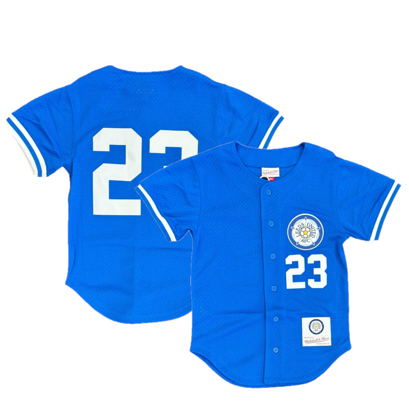 Leeds United Men's Jersey Mitchell & Ness Baseball 23 Top