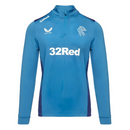 Rangers Football 1/4 Zip Men's Castore Training Midlayer Top