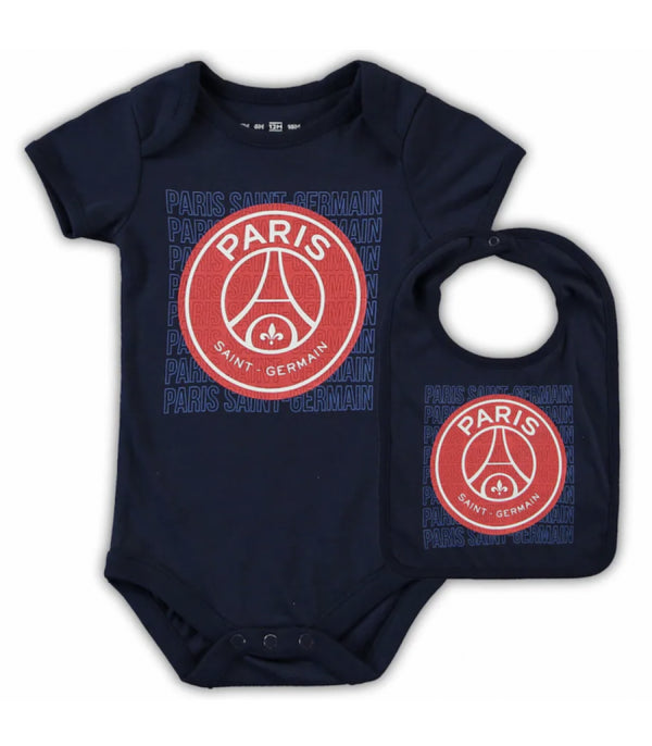 Paris Saint Germain Set Blue WeePlay logo Bodysuit Set