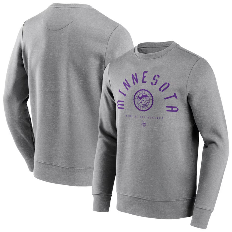 Minnesota Vikings Men's Sweatshirt NFL College Stamp Top