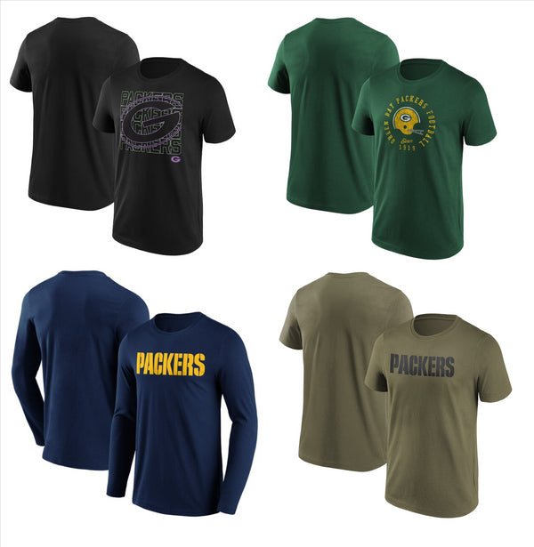 Green Bay Packers T-Shirt Men's NFL American Football Fanatics Top