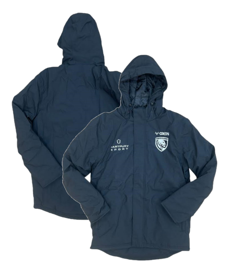 Gloucester Hartpury Rugby Jacket Men's Oxen Managers Jacket