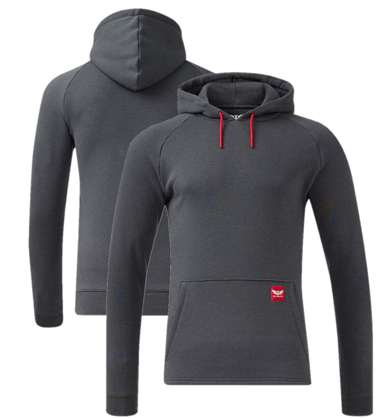 Scarlets Men's Rugby Hoodie Castore 23/24 Grey Fleece Hoodie