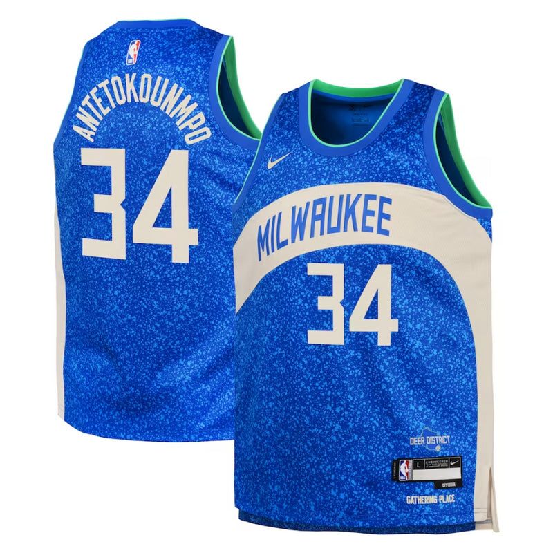 Milwaukee Bucks NBA Jersey Kid's Nike Top - Antetokounmpo