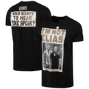 WWE Men's Graphic Top Ezekial Black Top