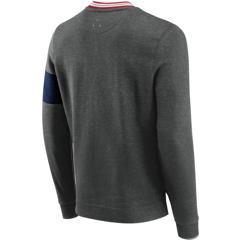 England Rugby Men's T-Shirt Grey Iconic Long Sleeve Top