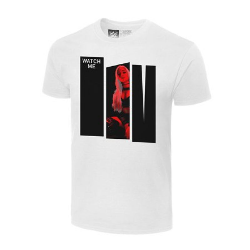 WWE Men's Graphic T-Shirt Liv Morgan Watch Me Top