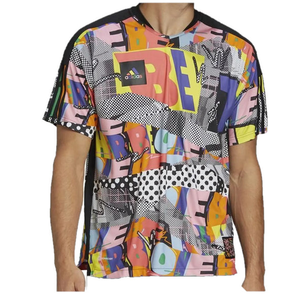 adidas Tiro Men's Shirt Football Pride Multicolor Top