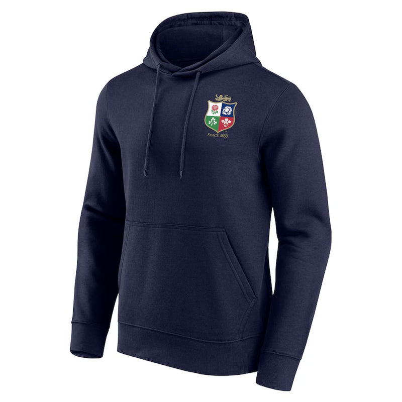 British & Irish Lions Hoodie Kid's Small Crest Graphic Rugby Top
