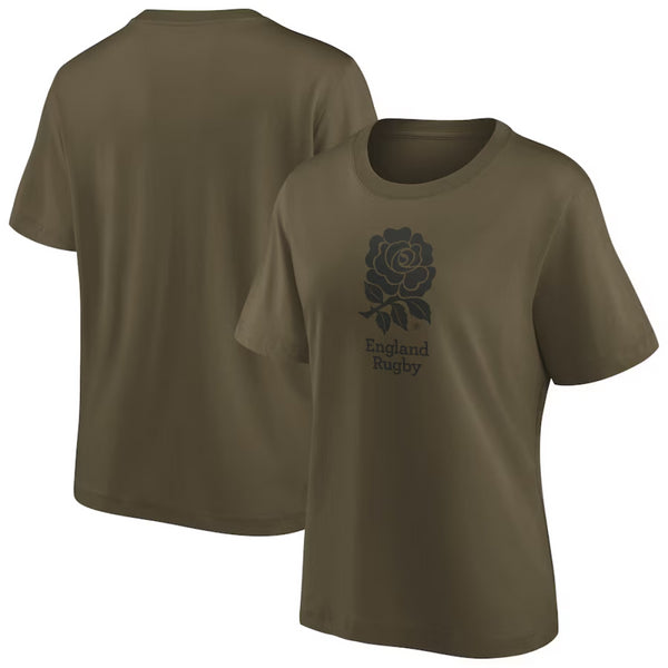 England Rugby Women's T-Shirt Mono Logo Top