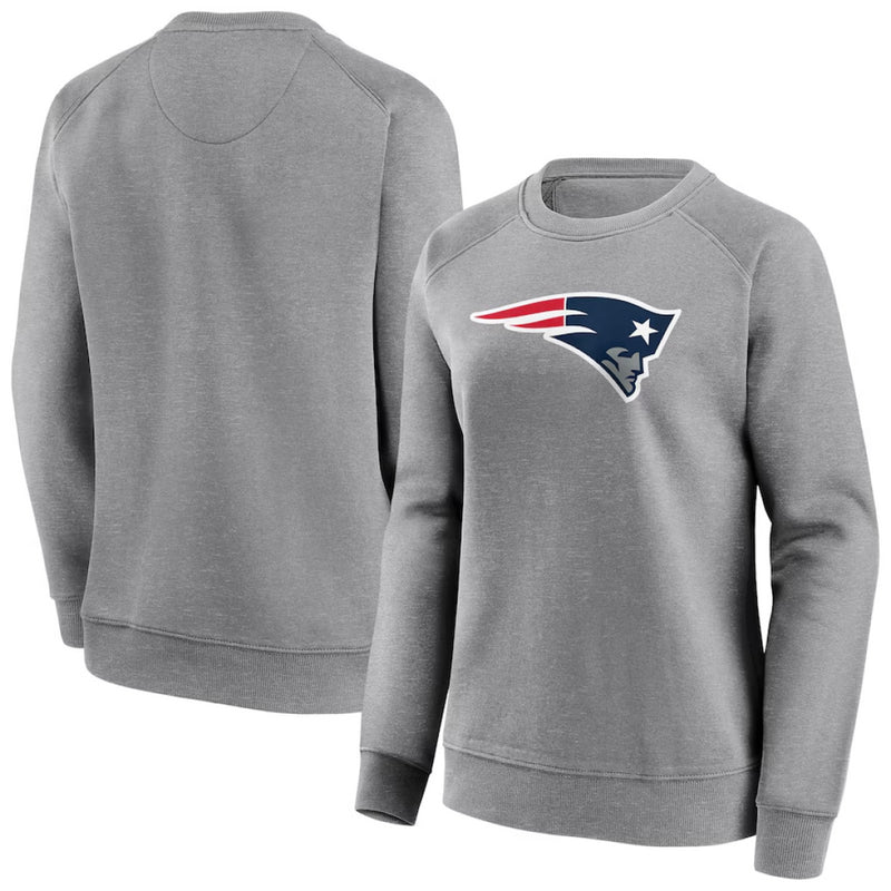 New England Patriots Women's Sweatshirt NFL Primary Logo Top