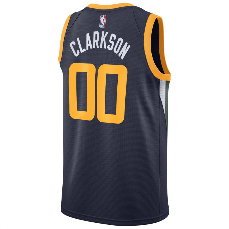 Utah Jazz NBA Jersey Men's Nike Icon Basketball Top - Clarkson