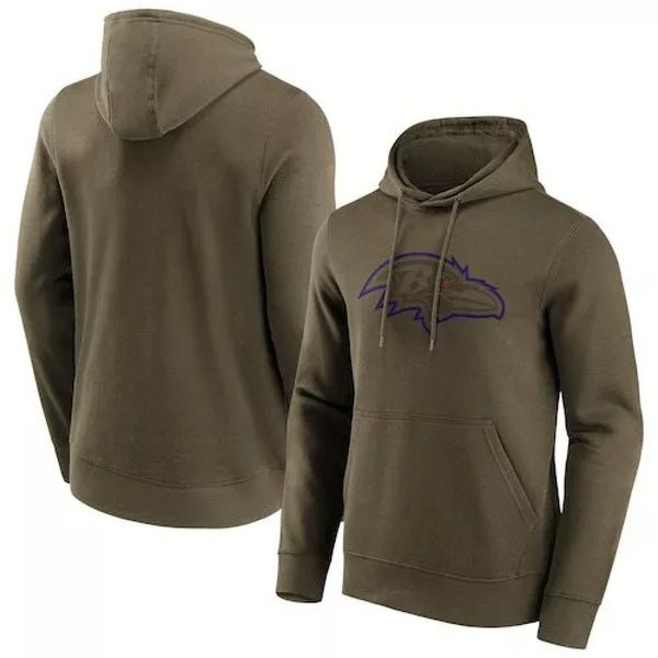 Baltimore Ravens Men's Hoodie NFL Colour Pop Top