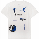 Men's Dallas Mavericks T-Shirt Nike NBA Black Logo Tee - New