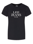Lee Jeans Women's T-Shirt Black Graphic Top