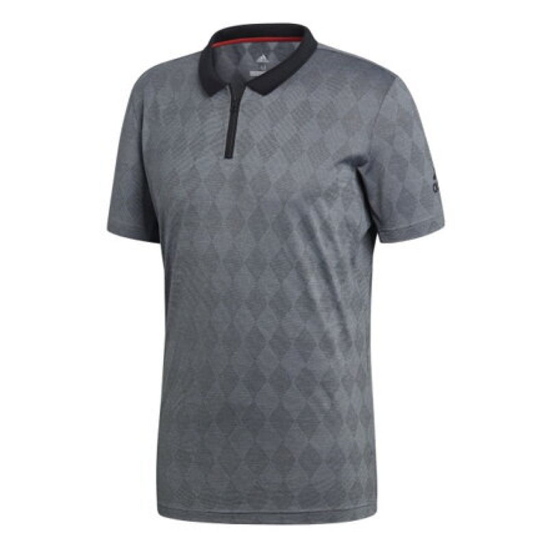 adidas Men's Polo Shirt Grey Golf Polo Shirt