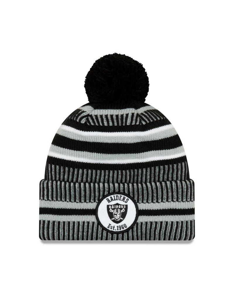 Las Vegas Raiders Beanie New Era NFL 2019 Kid's Home Knit Hat