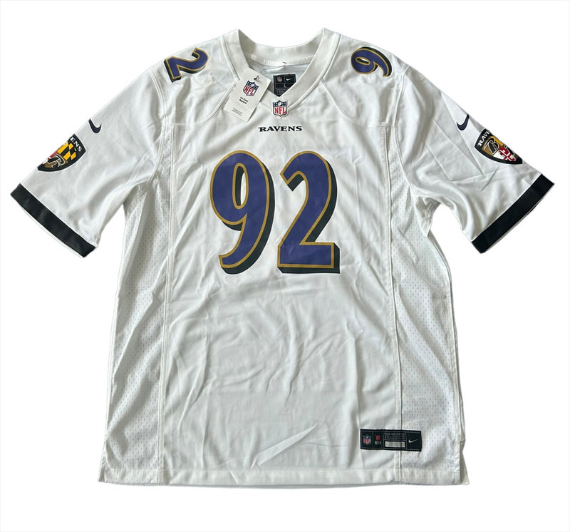 Baltimore Ravens NFL Jersey Men's Nike Road Top - Madubuike