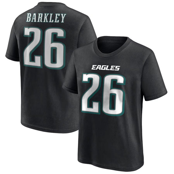 Philadelphia Eagles NFL T-Shirt Kid's Black N&N Barkley Top