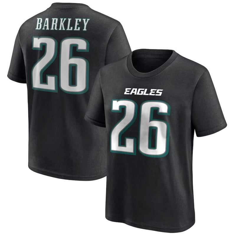 Philadelphia Eagles NFL T-Shirt Kid's Black N&N Barkley Top