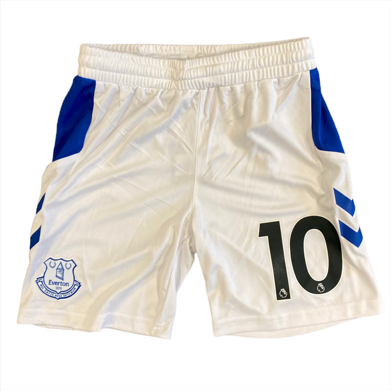 Everton Kid's Football Shorts Hummel Numbered Match Shorts