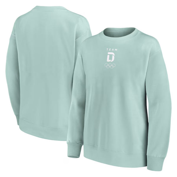 Team D Olympics Sweatshirt Women's Mono Logo Oversized