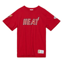 Miami Heat NBA T-Shirt Men's Mitchell & Ness Red Origins Top