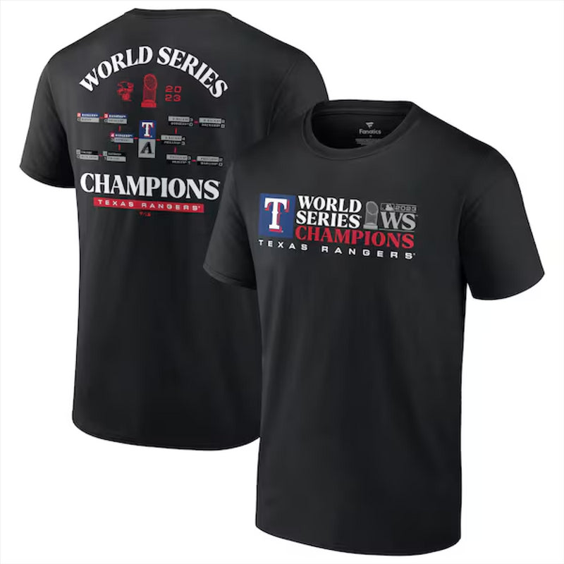 Texas Rangers MLB T-Shirt Men's Baseball Fanatics Top