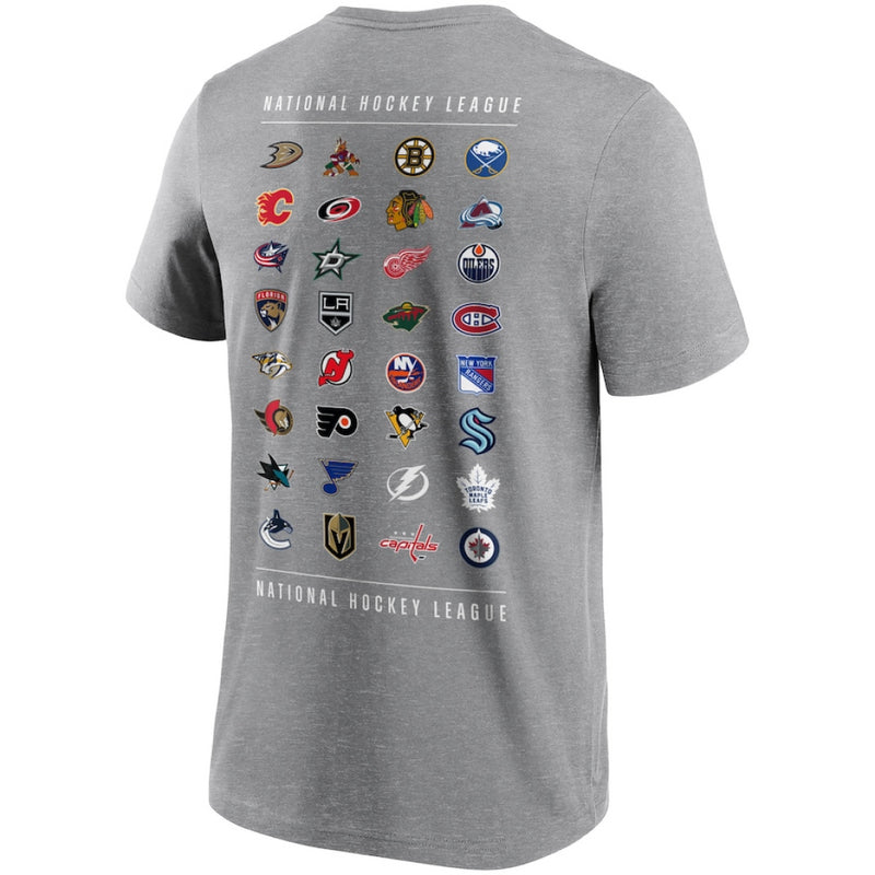 NHL All Team T-Shirt Men's NHL Grey Top