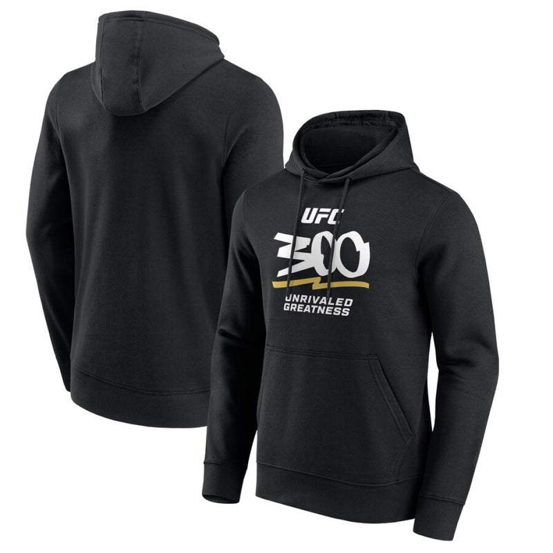 UFC Men's Graphic Hoodie Unrivaled Greatness Black Hoodie