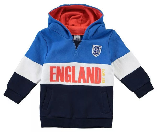 England Baby Navy Hoodie Cut & Sew Football Hoodie