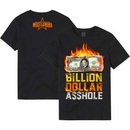 WWE Men's Graphic Top Mr McMahon Black Top