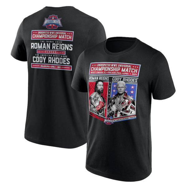 WWE Men's Graphic T-Shirt Damian Priest Black Top