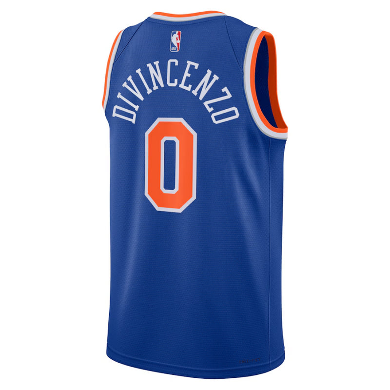 New York Knicks Jersey Men's NBA Nike Icon Jersey - Divincenzo 0