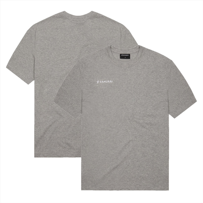 Samurai Men's Rugby T-Shirt Performance Cotton Touch Grey Top