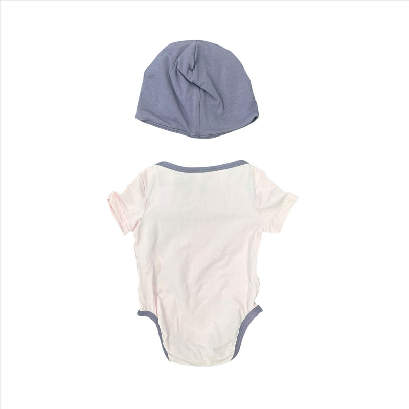 Leeds United Baby Bodysuit adidas Pink Football Gift Set