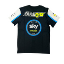 Team Sky Men's T-Shirt VR46 Black MotoGP 11 Top