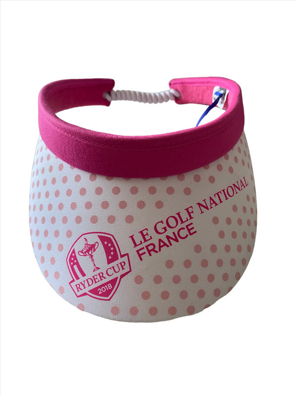 Ryder Cup Women's Visor Level 4 Golf Pink Coiled Visor