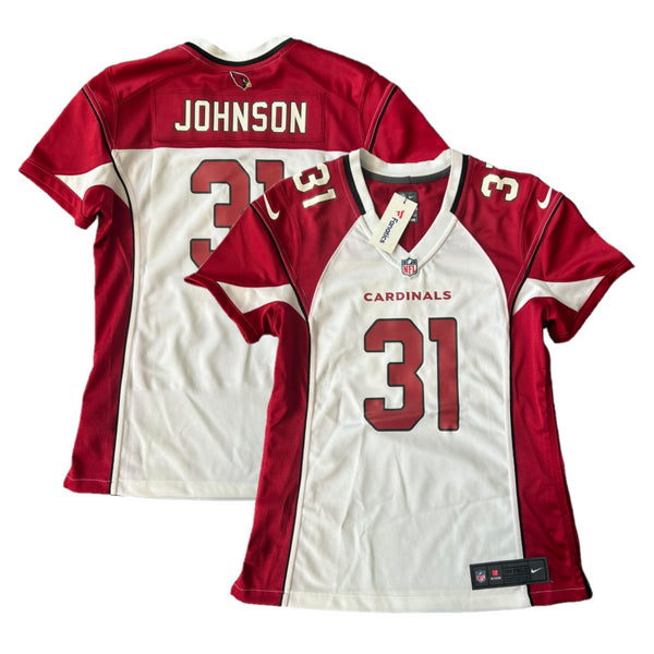 Arizona Cardinals NFL Jersey Nike Women's Road Top - Johnson 31