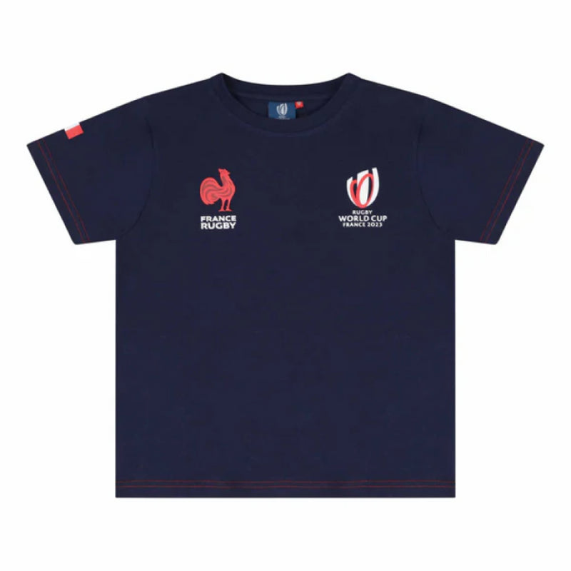 Rugby World Cup 2023 T-Shirt Kid's France Cotton Top