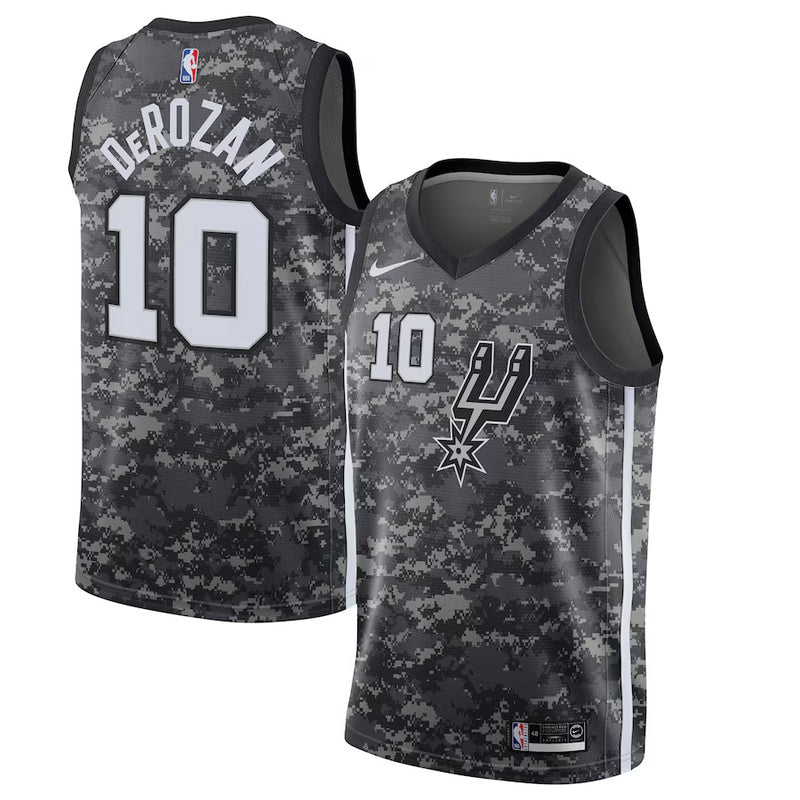 San Antonio Spurs Jersey Men's NBA Nike City Jersey - DeRozan