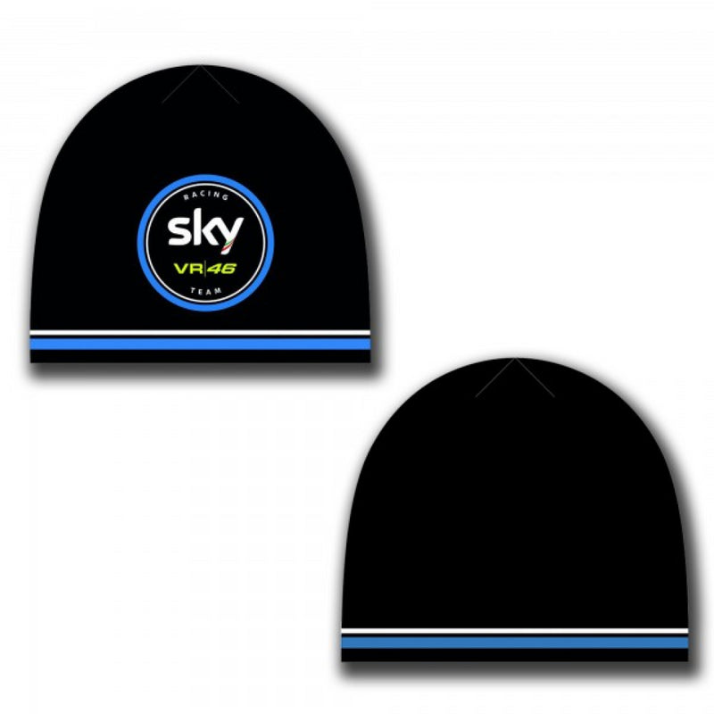 Team Sky Black Beanie Valentino Rossi Moto GP Hat