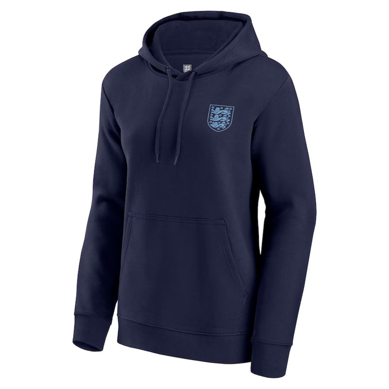 England Women's Football Hoodie Hometown Navy Graphic Hoodie