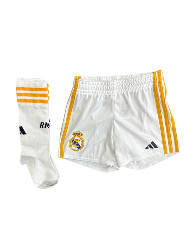 Real Madrid Socks & Shorts Kid's adidas Home Kit