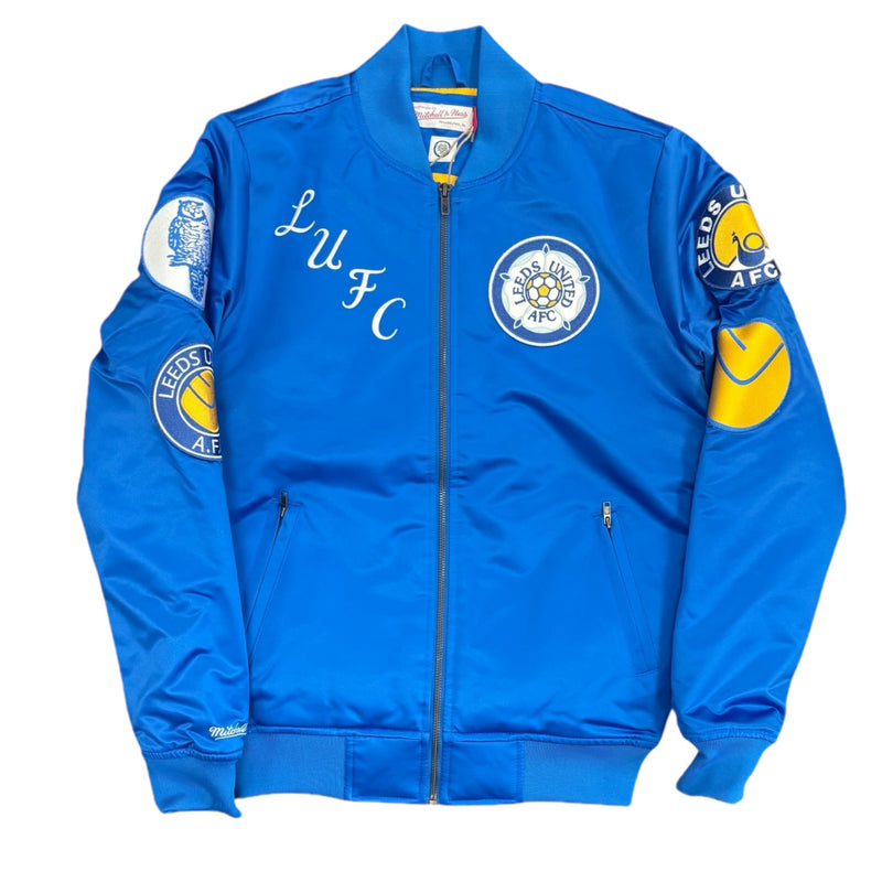 Leeds United Men's Jacket Mitchell & Ness Bomber Jacket
